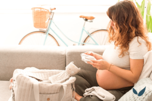 pregnant-woman-preparing-to-breastfeed-before-baby-comes